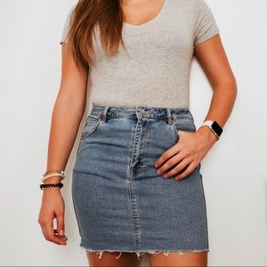 &Denim Jean Skirt